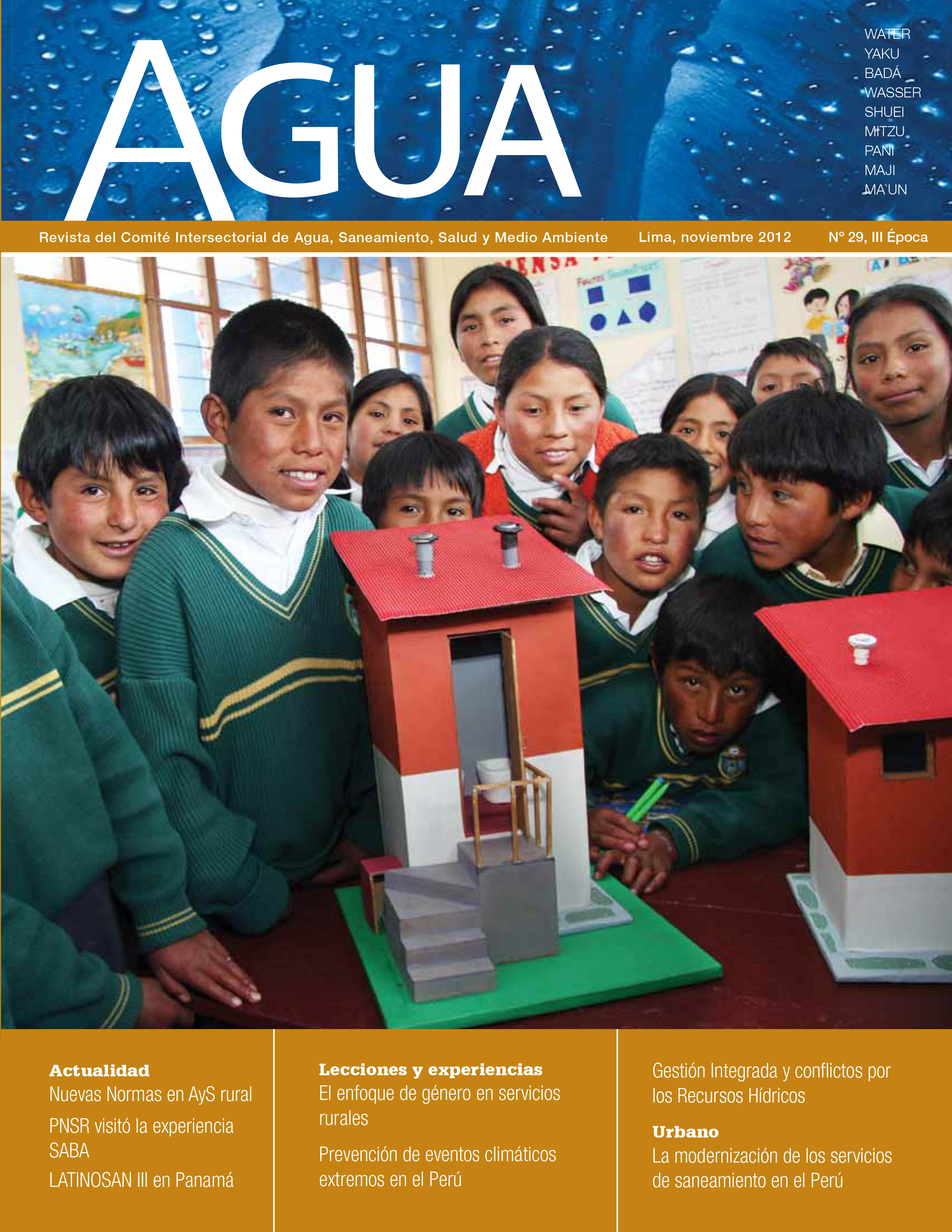 Revista del Comité Sectorial de Agua y Saneamiento