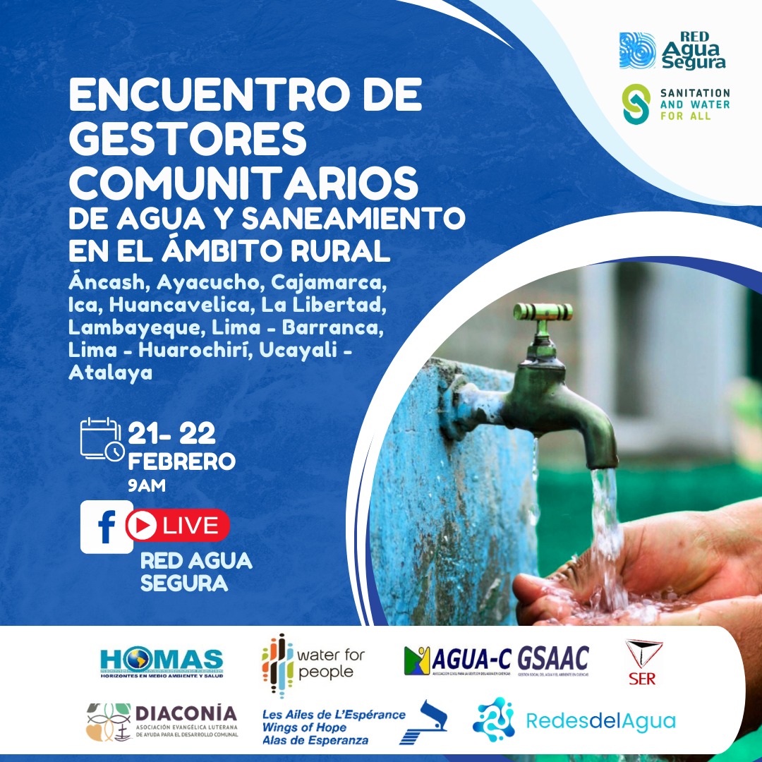 ENCUENTRO DE GESTORES COMUNITARIOS DE SERVICIOS DE AGUA Y SANEAMIENTO EN EL ÁMBITO RURAL